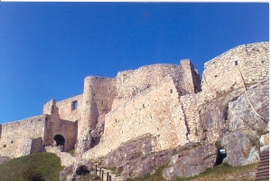 Walls of Spis Castle, Slovakia